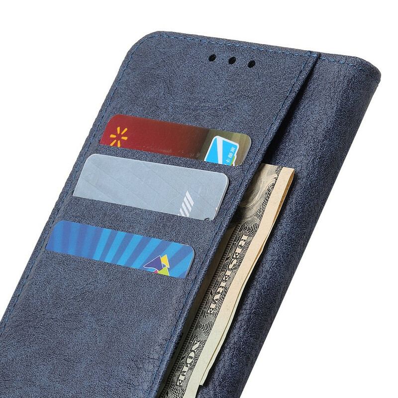 Flip Cover Xiaomi Redmi Note 9S / 9 Pro Litchi Ultra Imiteret Læder