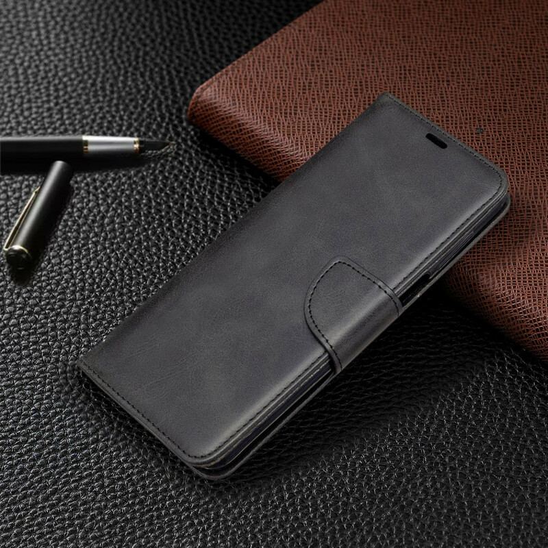 Læder Cover Xiaomi Redmi Note 9S / 9 Pro Med Snor Strappy Læder Stil