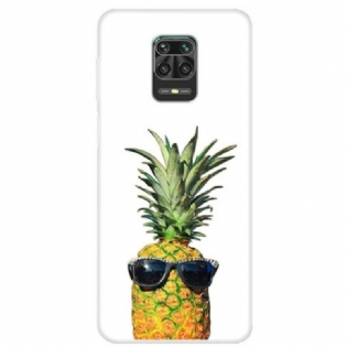 Mobilcover Xiaomi Redmi Note 9S / 9 Pro Ananas Med Briller