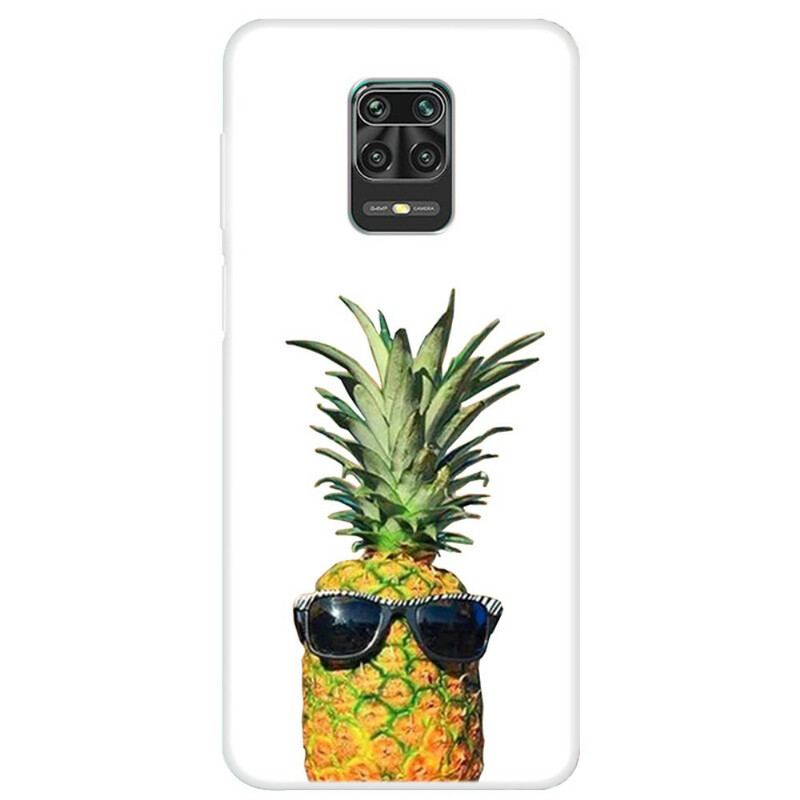 Mobilcover Xiaomi Redmi Note 9S / 9 Pro Ananas Med Briller