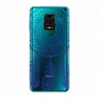 Mobilcover Xiaomi Redmi Note 9S / 9 Pro Mandala Med Enkelt Blomst