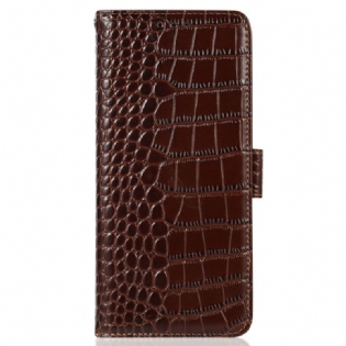 Flip Cover Honor Magic 5 Lite Crocodile Style Rfid
