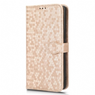 Flip Cover Honor Magic 5 Lite Med Snor 3d Mønster Strappy