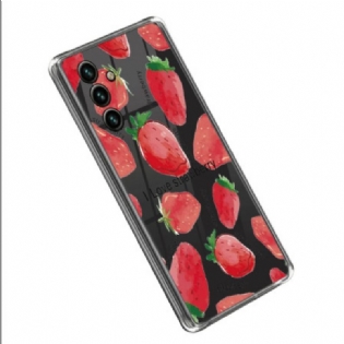 Mobilcover Samsung Galaxy A14 / A14 5G Sømløse Jordbær