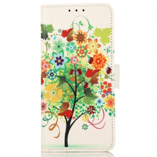Flip Cover Sony Xperia Pro-I Blomstrende Træ