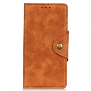 Flip Cover Sony Xperia Pro-I Dekorativ Knap I Kunstlæder