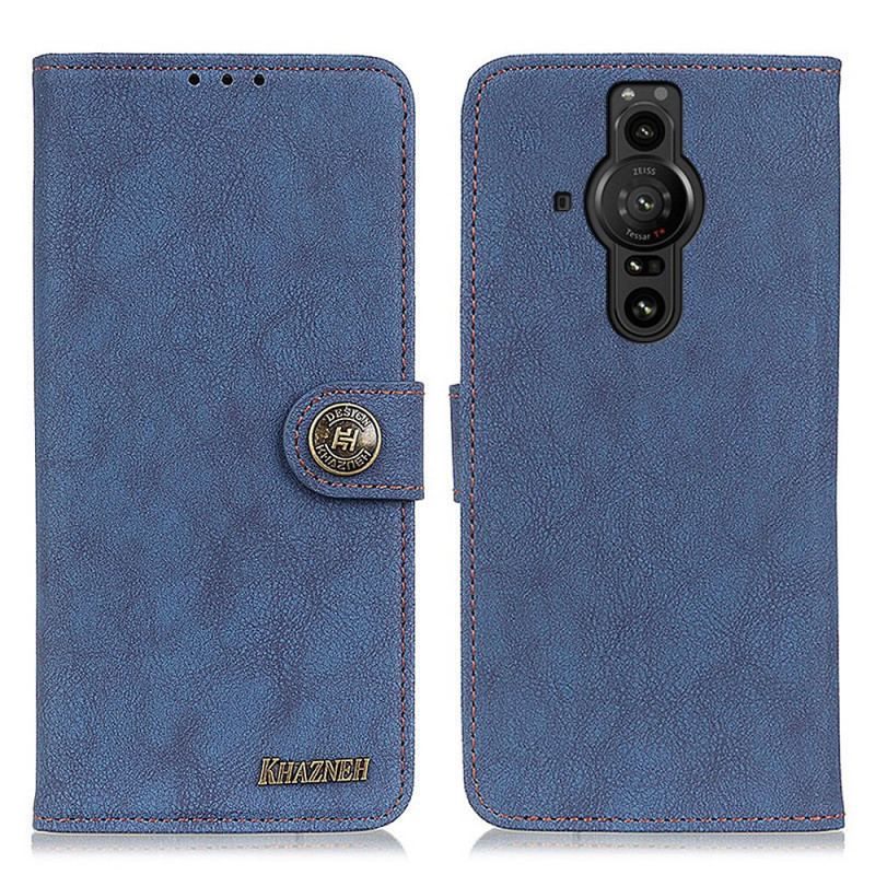 Flip Cover Sony Xperia Pro-I Khazneh Retro Split Læder