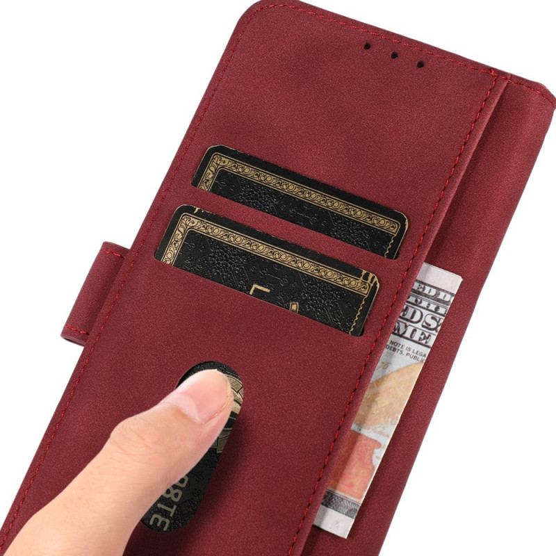 Flip Cover Sony Xperia Pro-I Khazneh Tekstureret Lædereffekt