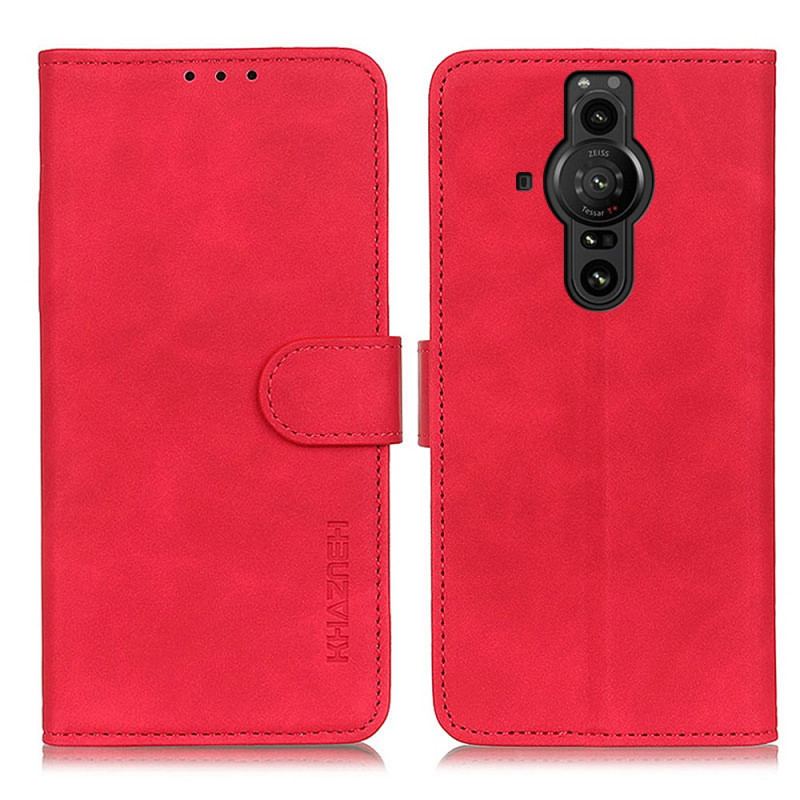 Flip Cover Sony Xperia Pro-I Khazneh Vintage Lædereffekt