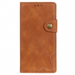 Flip Cover Sony Xperia Pro-I Kunstnerisk Syningsknap