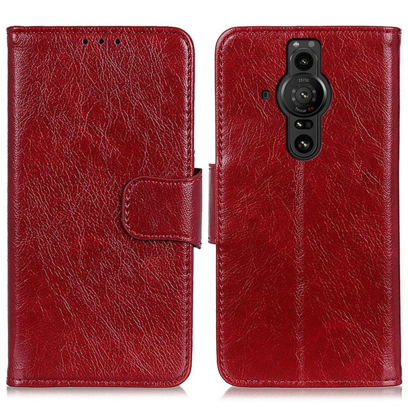 Flip Cover Sony Xperia Pro-I Split Nappa Læder