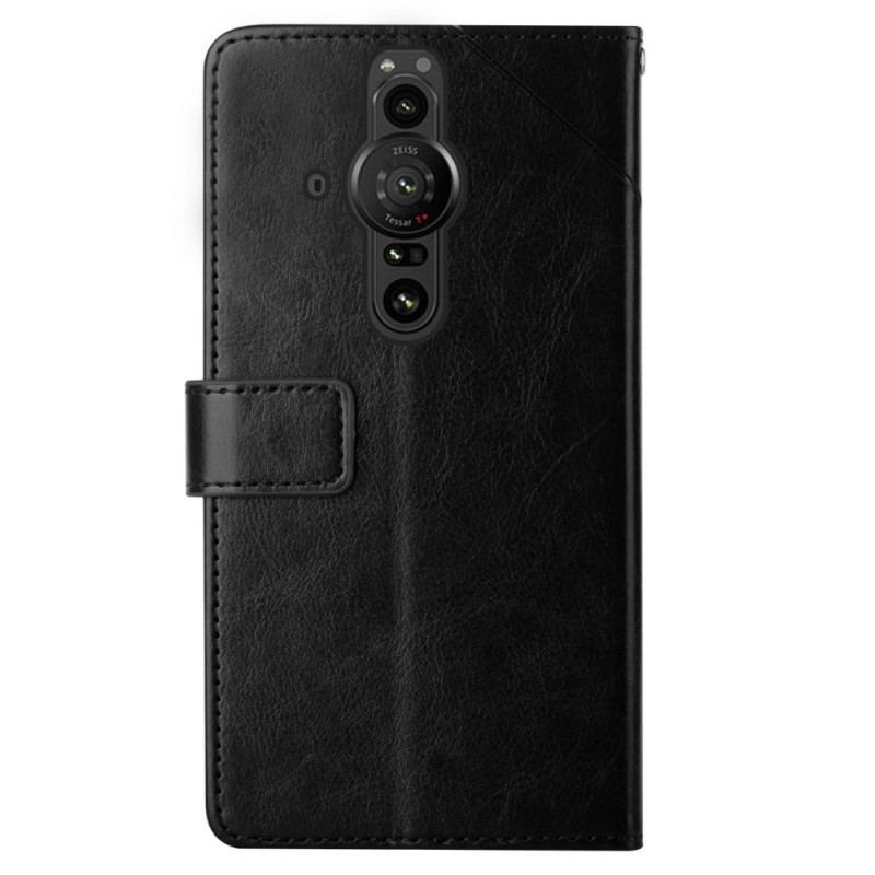 Flip Cover Sony Xperia Pro-I Stil Læder Geo Y Design