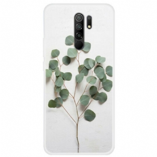 Cover Xiaomi Redmi 9 Gennemsigtige Realistiske Blade