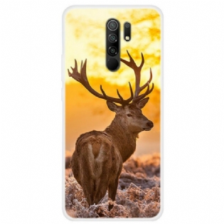 Cover Xiaomi Redmi 9 Hjorte Og Landskab