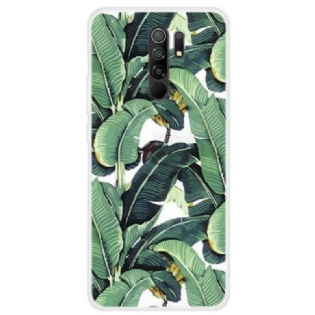 Cover Xiaomi Redmi 9 Sømløse Flere Grønne Blade