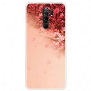 Cover Xiaomi Redmi 9 Sømløst Romantisk Træ