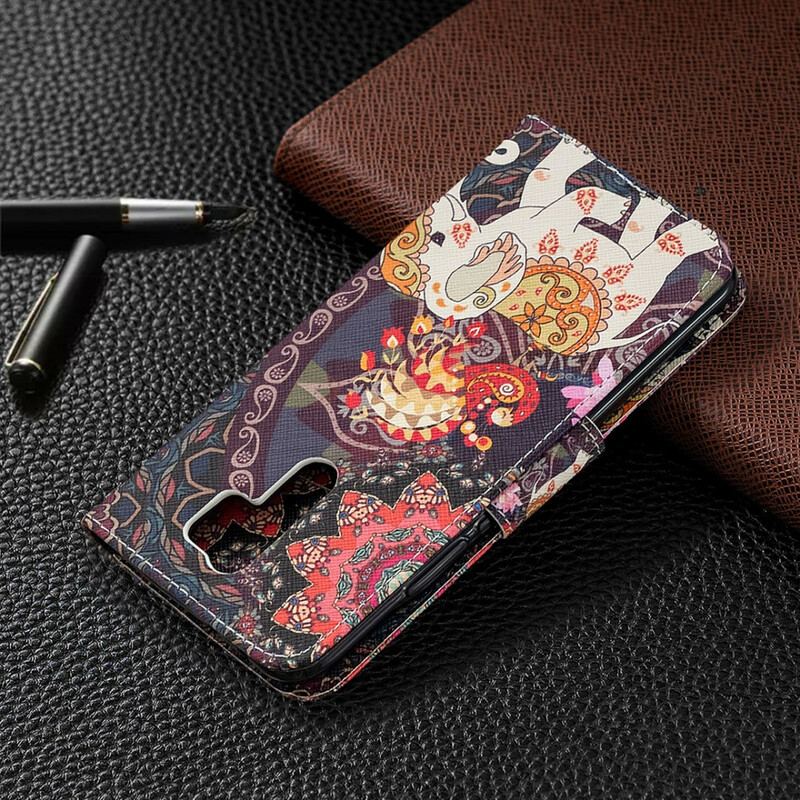 Flip Cover Xiaomi Redmi 9 Indiske Elefanter
