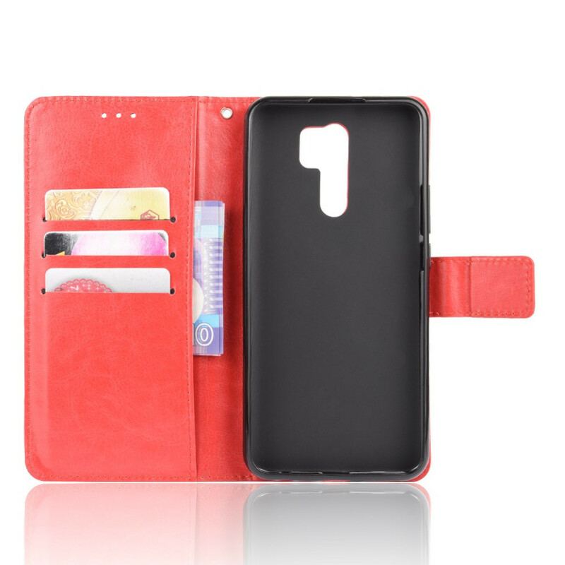 Flip Cover Xiaomi Redmi 9 Prangende Kunstlæder