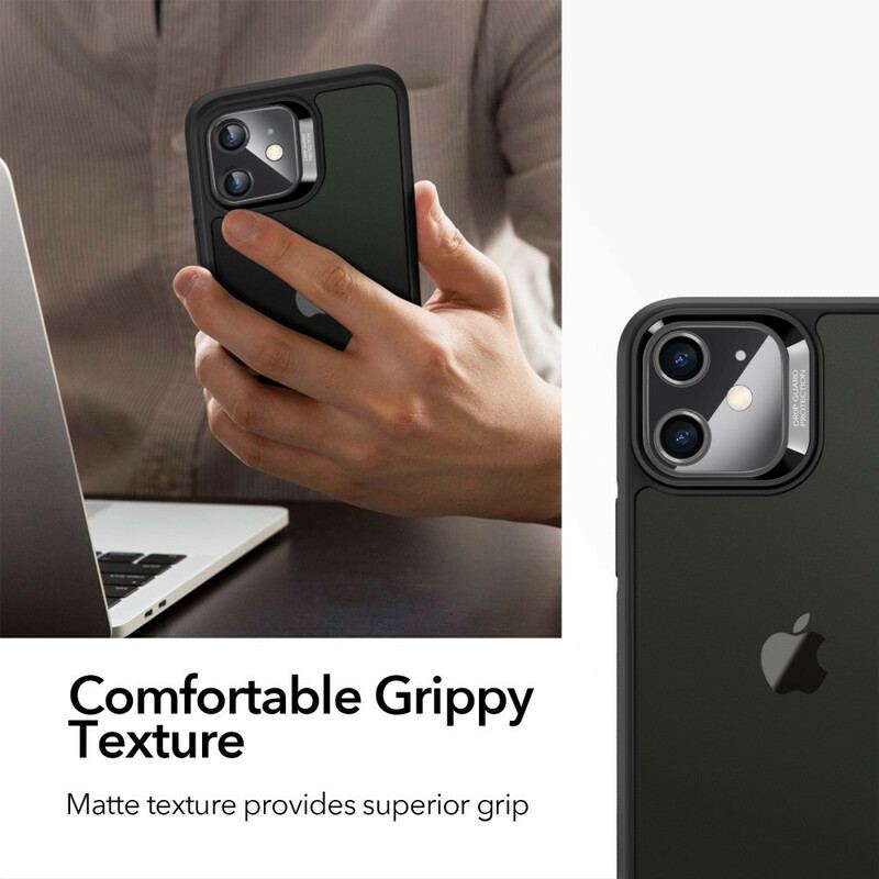 Cover iPhone 12 Mini Glasbagside Og Silikonekanter