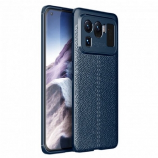 Cover Xiaomi Mi 11 Ultra Dobbelt Linje Litchi Læder Effekt