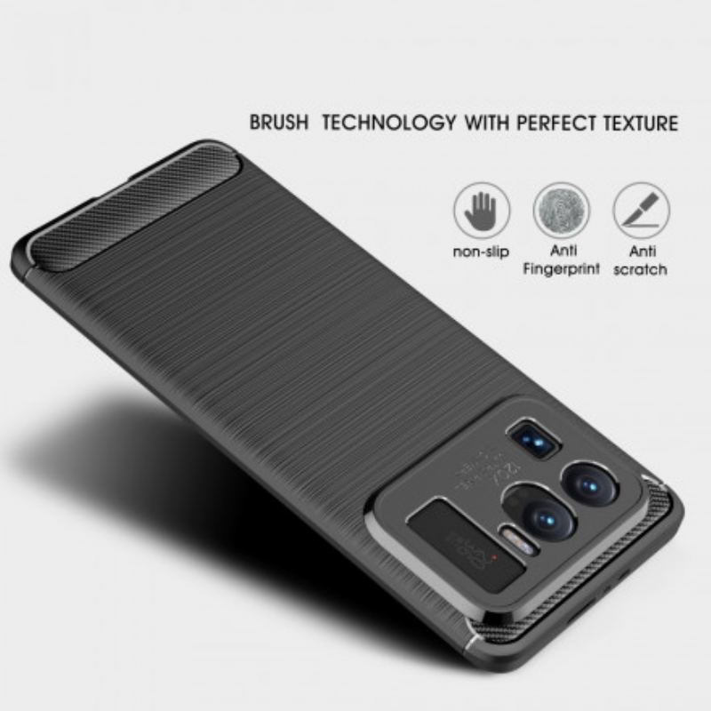 Mobilcover Xiaomi Mi 11 Ultra Børstet Kulfiber