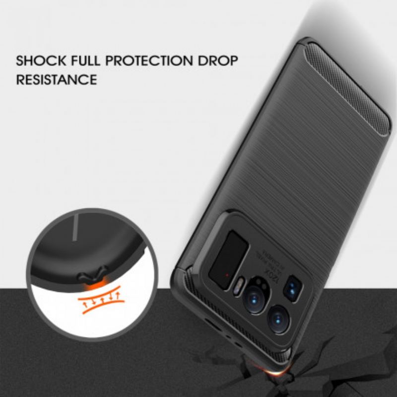 Mobilcover Xiaomi Mi 11 Ultra Børstet Kulfiber