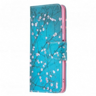 Flip Cover Samsung Galaxy A22 5G Blomstrende Træ