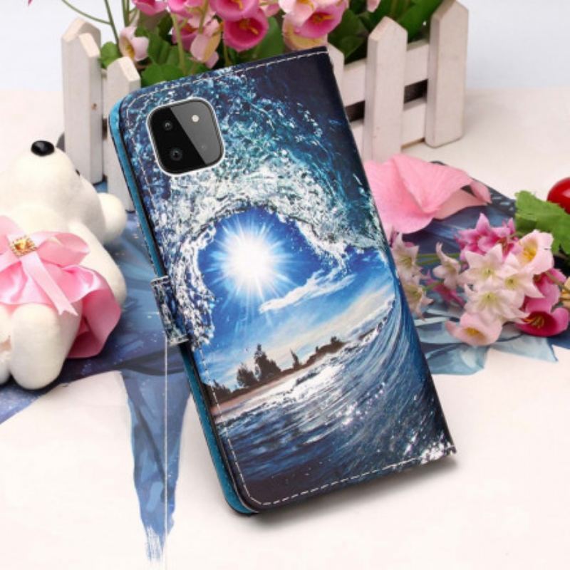 Flip Cover Samsung Galaxy A22 5G Elsker Bølgen