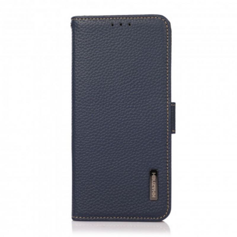 Flip Cover Samsung Galaxy A22 5G Litchi Læder Khazneh Rfid