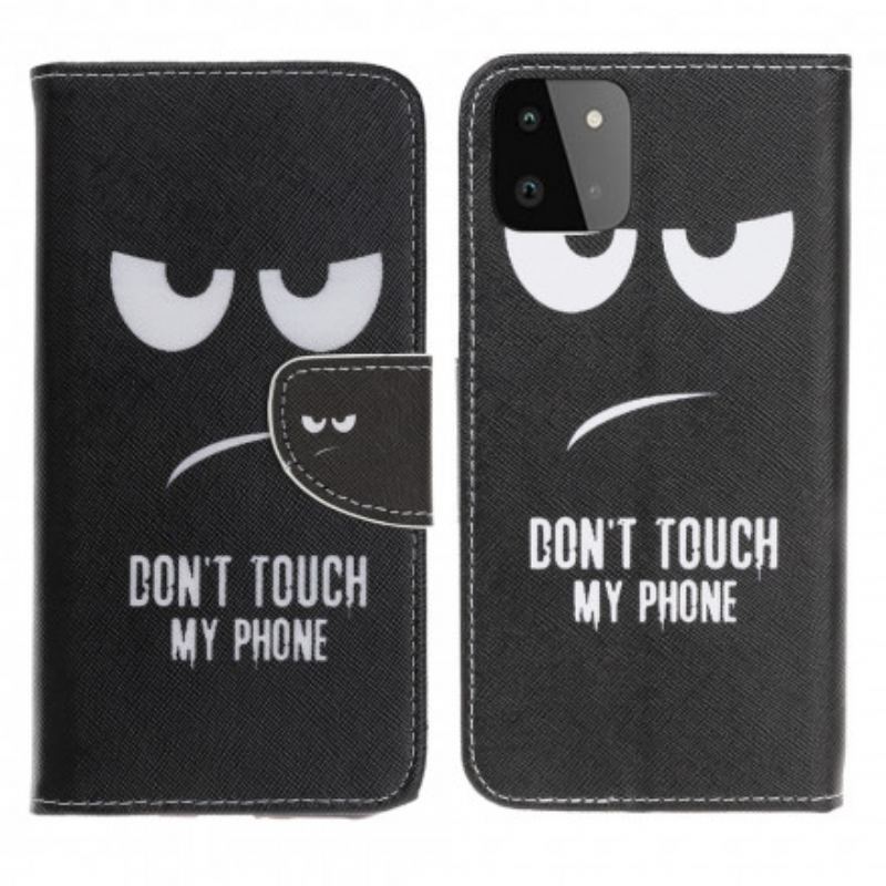 Flip Cover Samsung Galaxy A22 5G Rør Ikke Ved Min Telefon