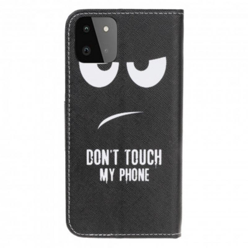 Flip Cover Samsung Galaxy A22 5G Rør Ikke Ved Min Telefon