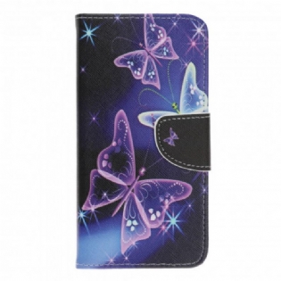 Flip Cover Samsung Galaxy A22 5G Suveræne Sommerfugle