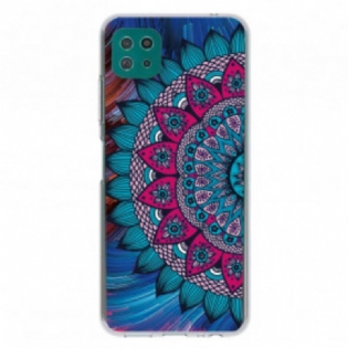Mobilcover Samsung Galaxy A22 5G Farverig Mandala