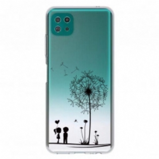 Mobilcover Samsung Galaxy A22 5G Mælkebøtte Kærlighed