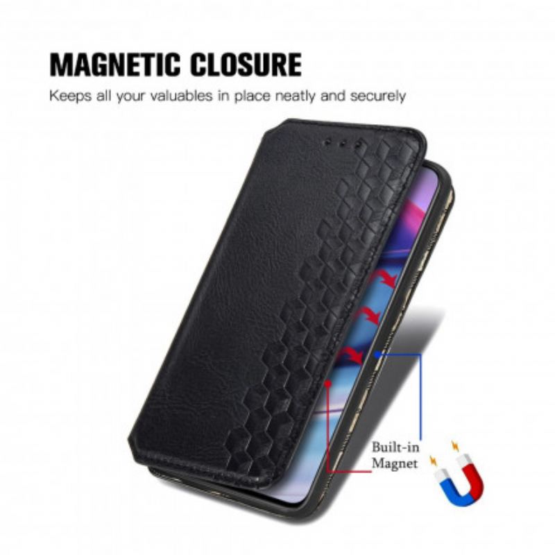 Cover OnePlus Nord CE 5G Flip Cover Diamanttekstur I Lædereffekt