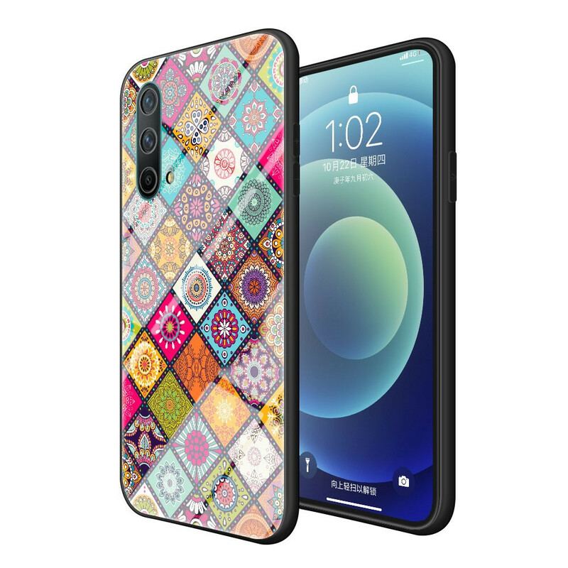 Cover OnePlus Nord CE 5G Patchwork Magnetisk Holder