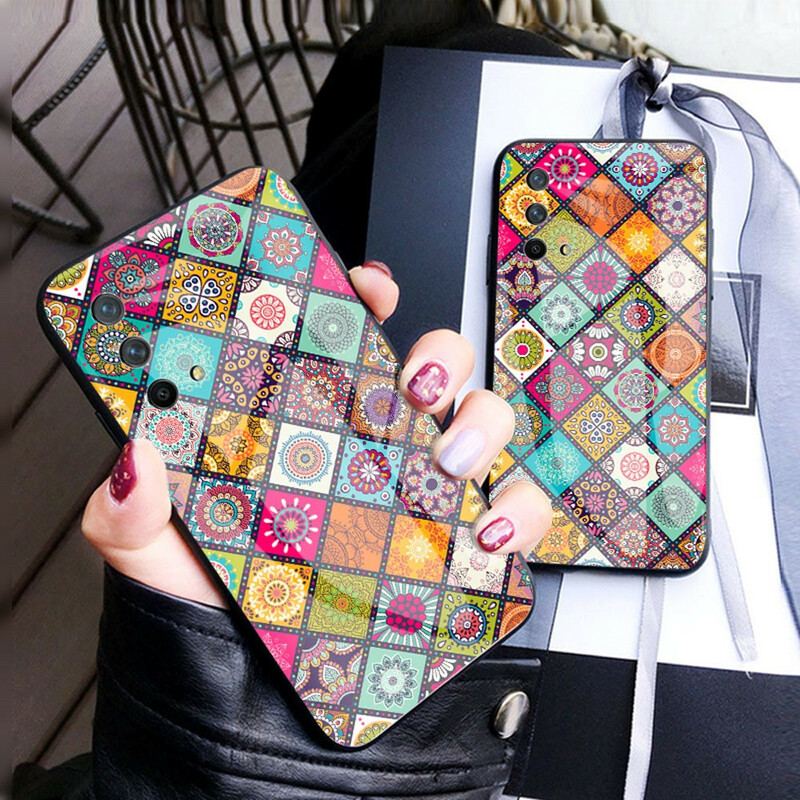 Cover OnePlus Nord CE 5G Patchwork Magnetisk Holder