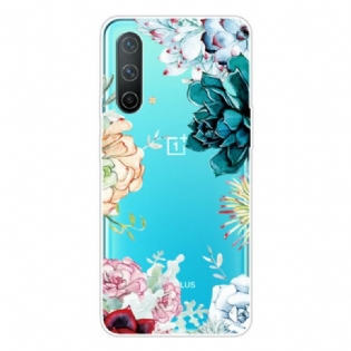 Cover OnePlus Nord CE 5G Sømløse Akvarelblomster