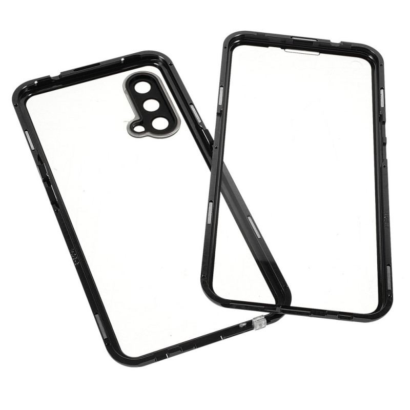 Cover OnePlus Nord CE 5G To Sider Magnetisk Hærdet Glas Og Metal