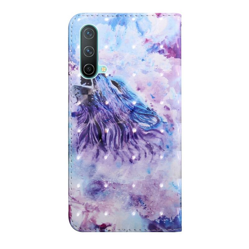 Flip Cover OnePlus Nord CE 5G Akvarel Ulv