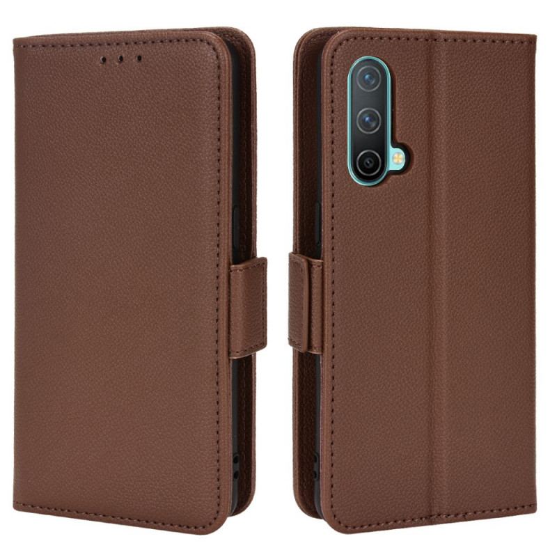 Flip Cover OnePlus Nord CE 5G Læder Cover Flap Dobbelt Nye Farver