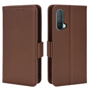 Flip Cover OnePlus Nord CE 5G Læder Cover Flap Dobbelt Nye Farver