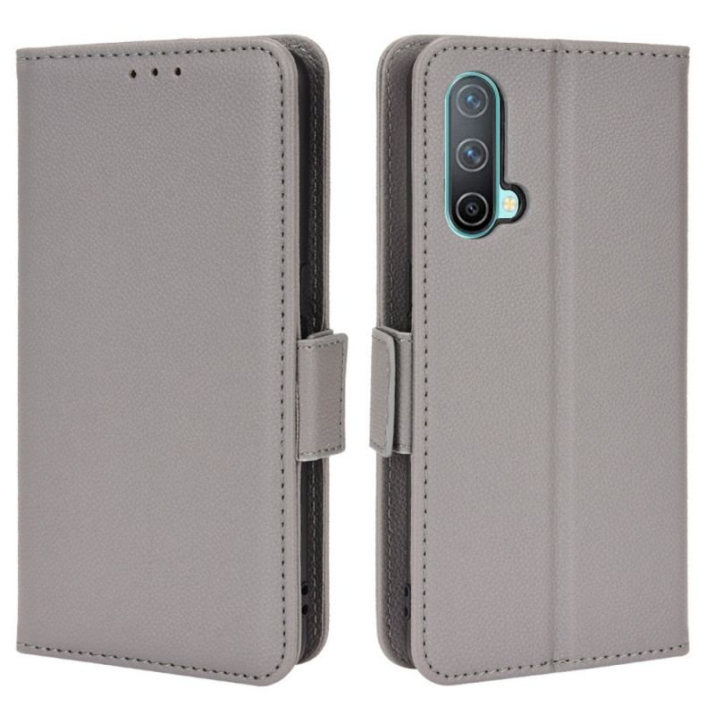 Flip Cover OnePlus Nord CE 5G Læder Cover Flap Dobbelt Nye Farver