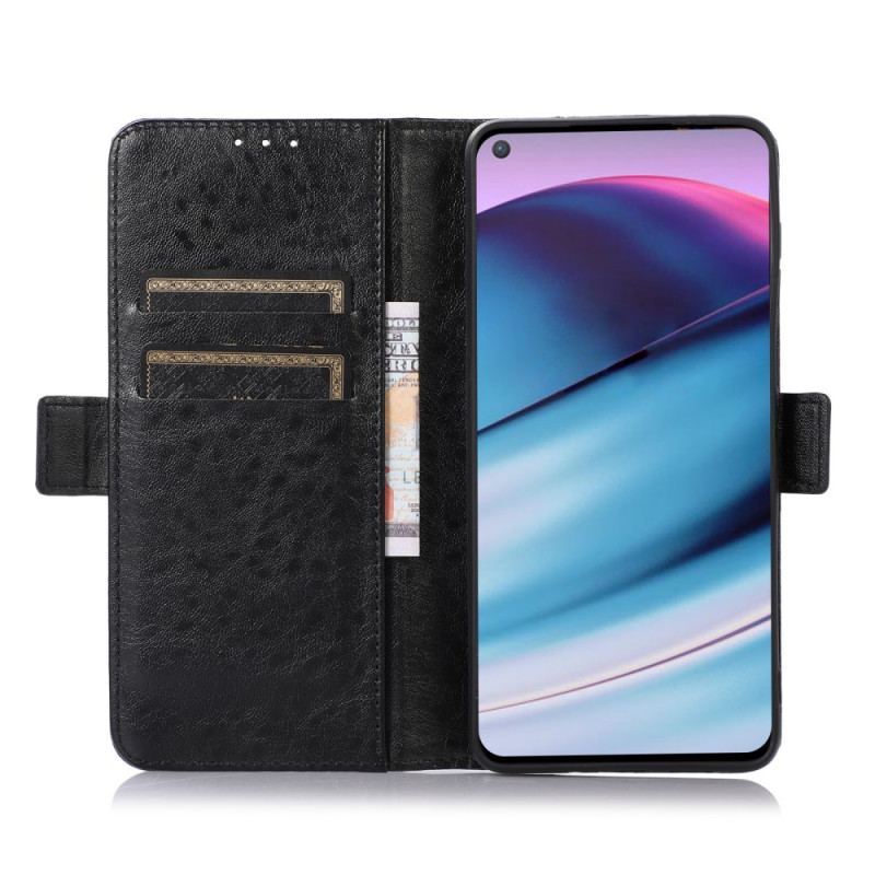 Læder Cover OnePlus Nord CE 5G Subtile Syninger