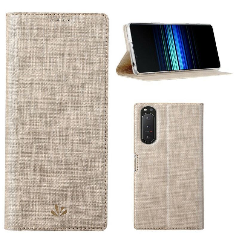 Cover Sony Xperia 5 II Flip Cover Tekstureret Vili Dmx