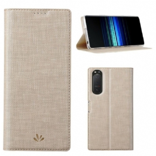Cover Sony Xperia 5 II Flip Cover Tekstureret Vili Dmx