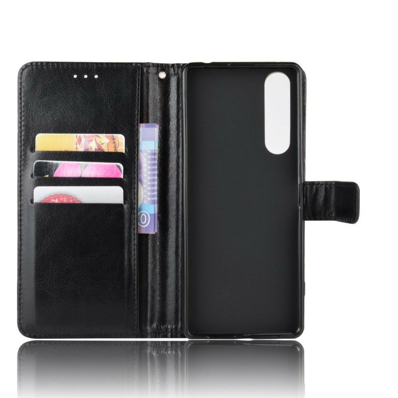 Flip Cover Sony Xperia 5 II Prangende Kunstlæder