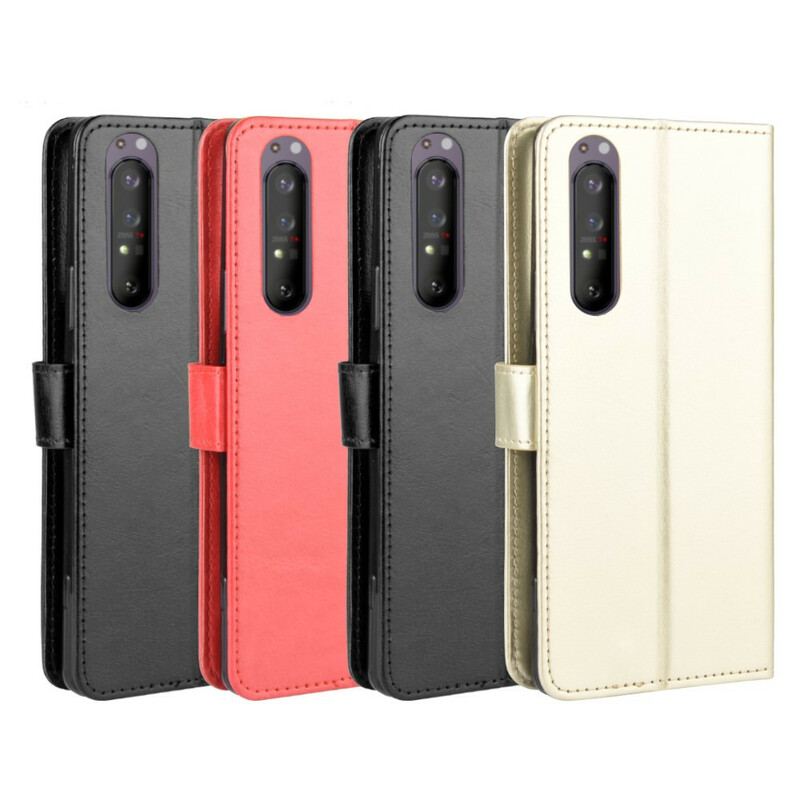 Flip Cover Sony Xperia 5 II Prangende Kunstlæder