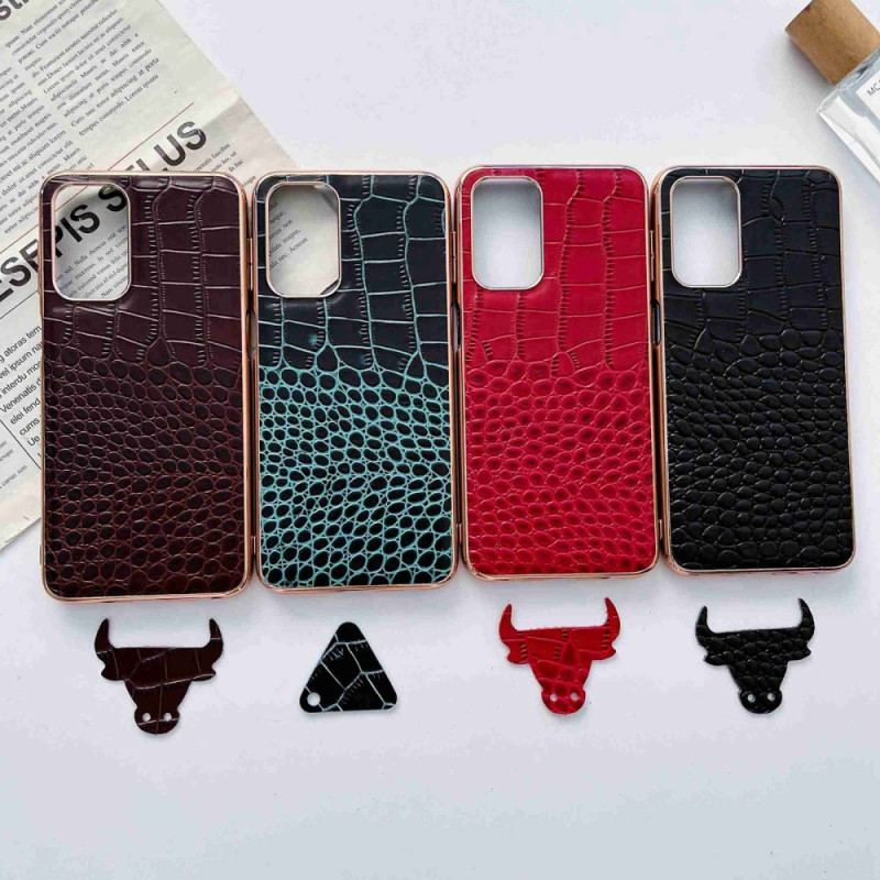 Cover Samsung Galaxy A23 5G Ægte Crocodile Texture Læder