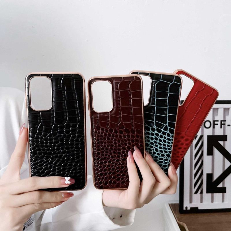 Cover Samsung Galaxy A23 5G Ægte Crocodile Texture Læder